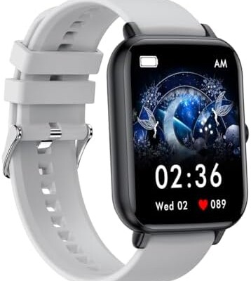 Reloj Inteligente Unisex Color Gris con Pantalla de 1,83
