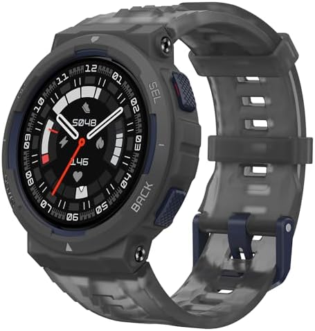 Amazfit Active Edge (46mm) Smartwatch con diseño Deportivo y de Fitness Resistente y Elegante, GPS, Entrenador de Salud AI, Sport Outdoor, Entrenamientos y Ejercicio, 16 días de batería, 10 ATM